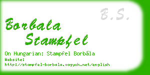 borbala stampfel business card
